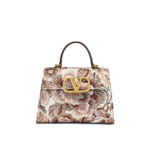 Valentino Garavani - Small VSling Rose Jacquard Shoulder Bag