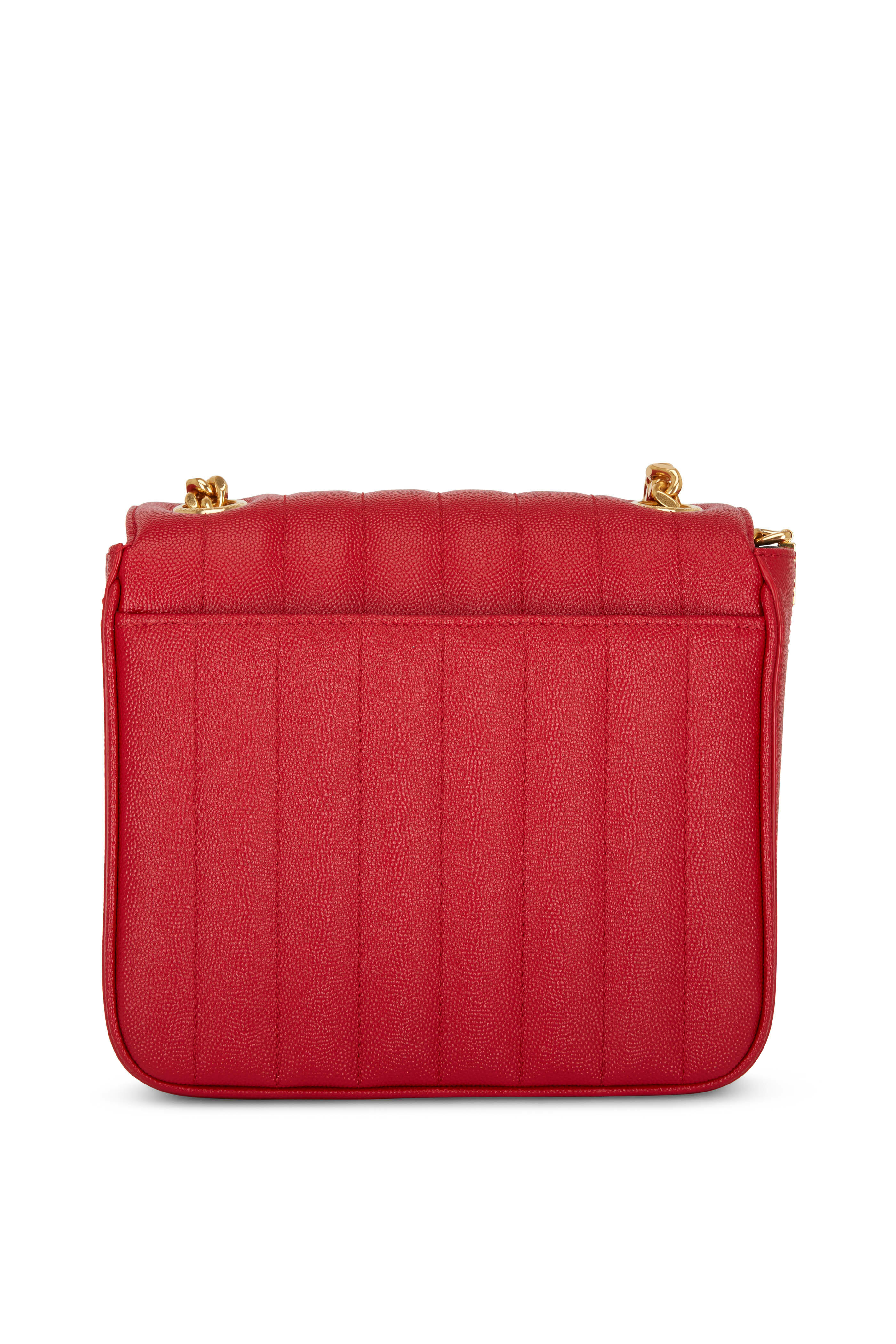 Saint Laurent - Vicky Vintage Red Matelassé Medium Crossbody