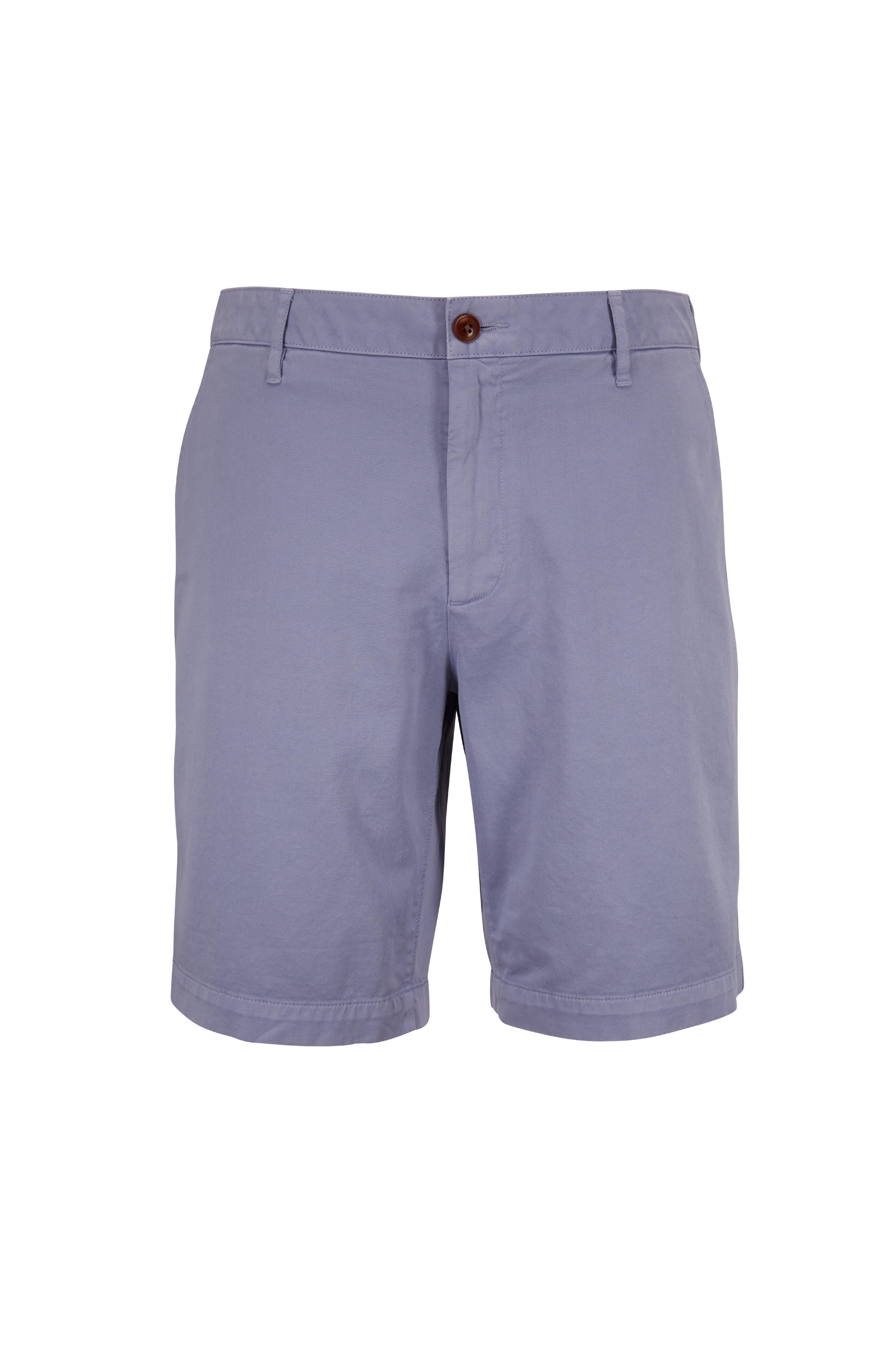 Faherty Brand - Skip Blue Stretch Chino Shorts | Mitchell Stores