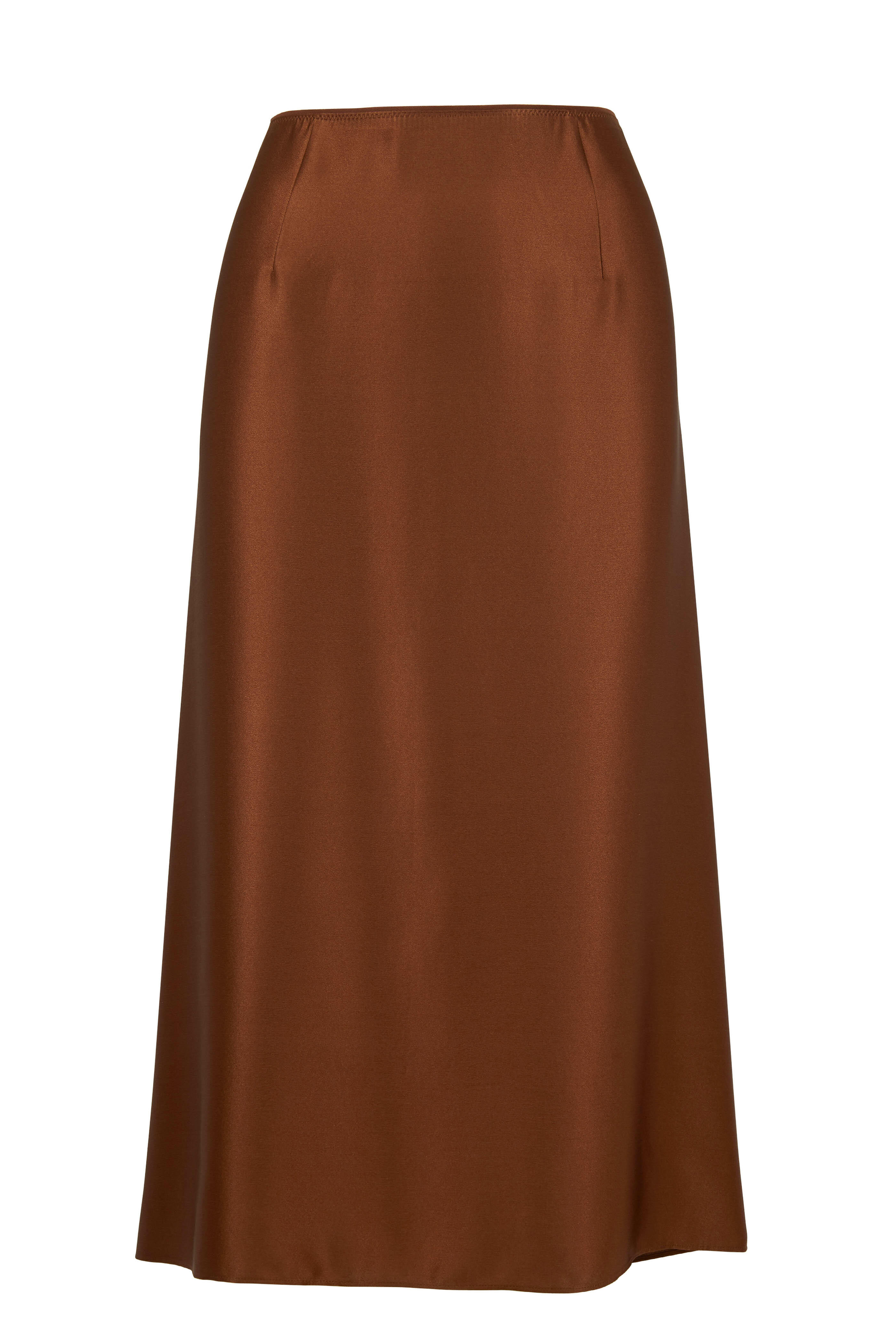 Vince midi satin sale slip skirt umbra