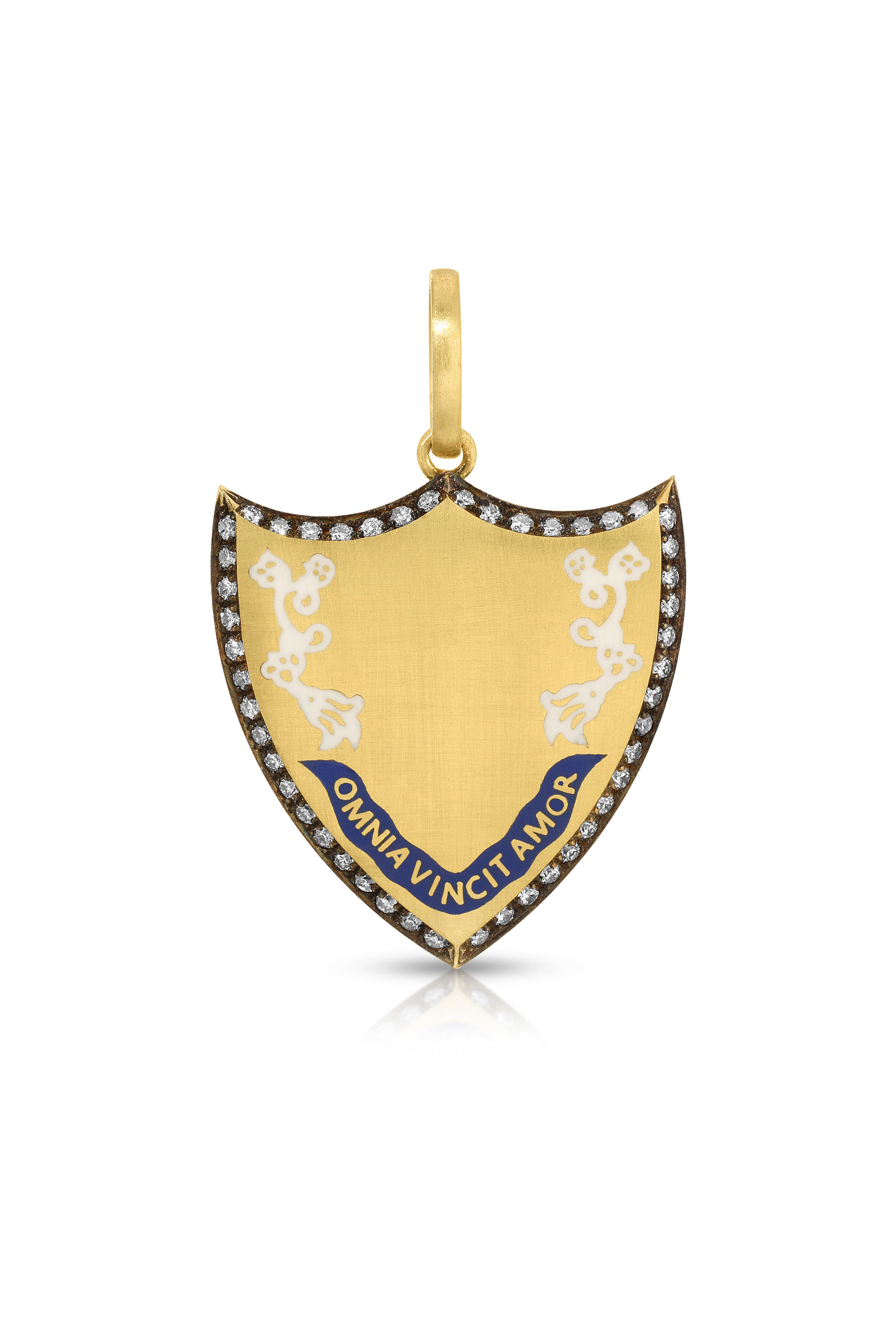 Circa 1700 - 18k Yellow Gold Armor Shield Pendant