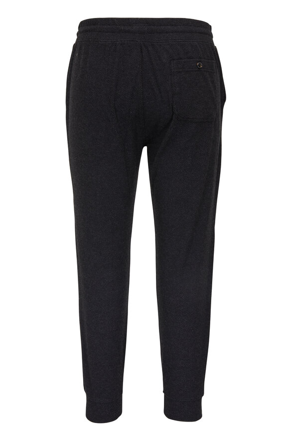 Faherty Brand - Legend™ Heather Black Twill Sweatpant