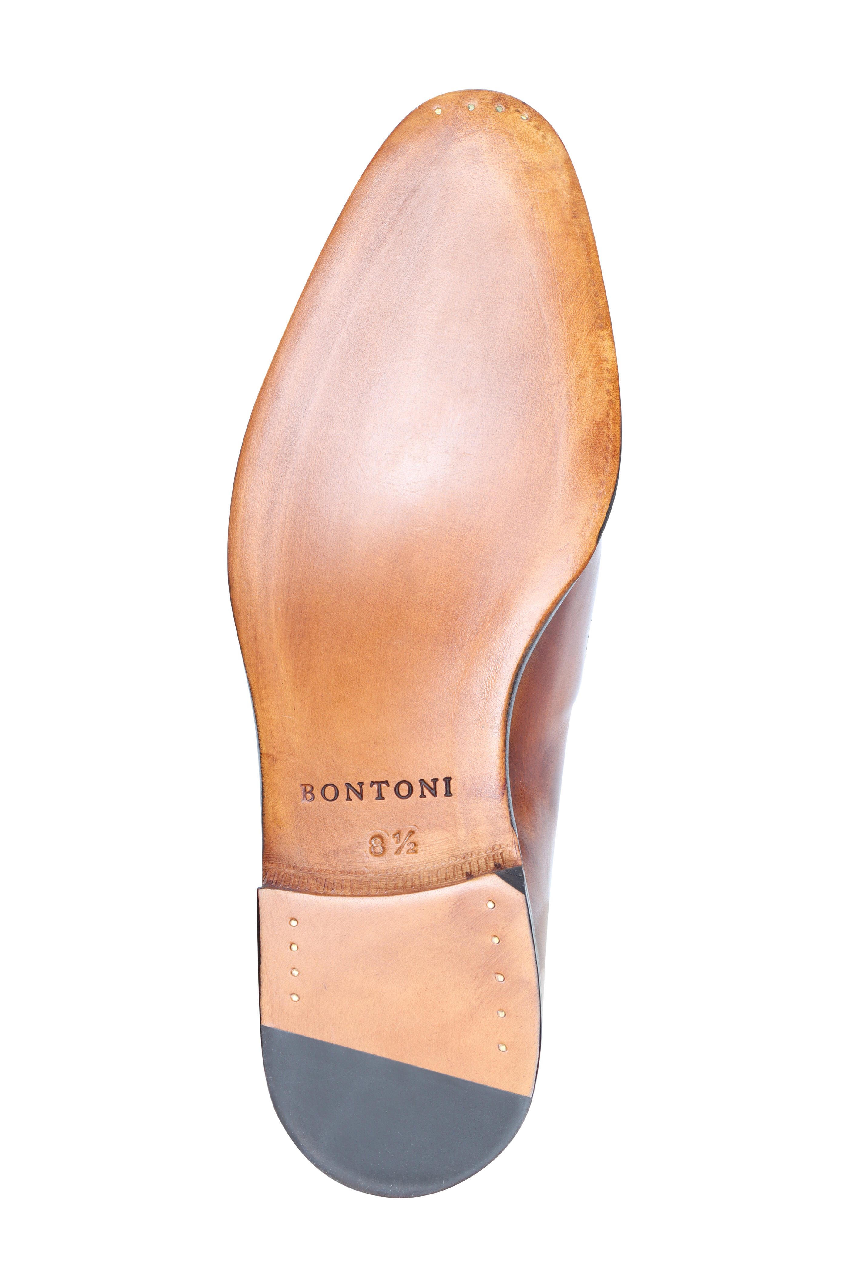 Bontoni - Borbone Cognac Leather Loafer