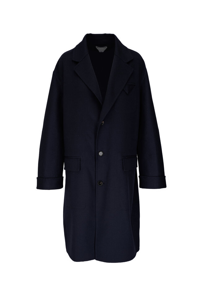 Akris punto Wool-Angora Classic Coat