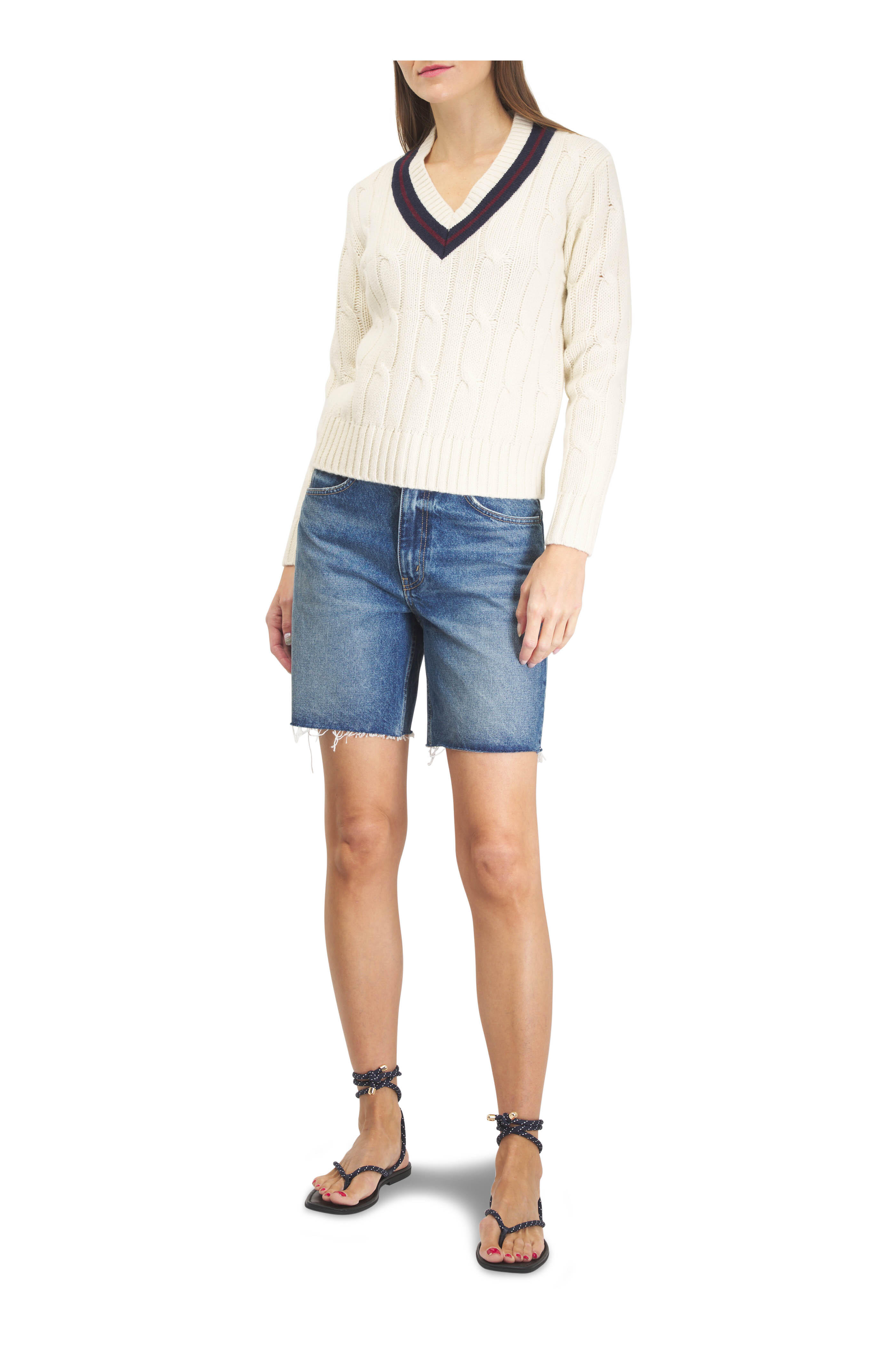 Veronica Beard - Carmina Cord Eclipse Wrap Sandal