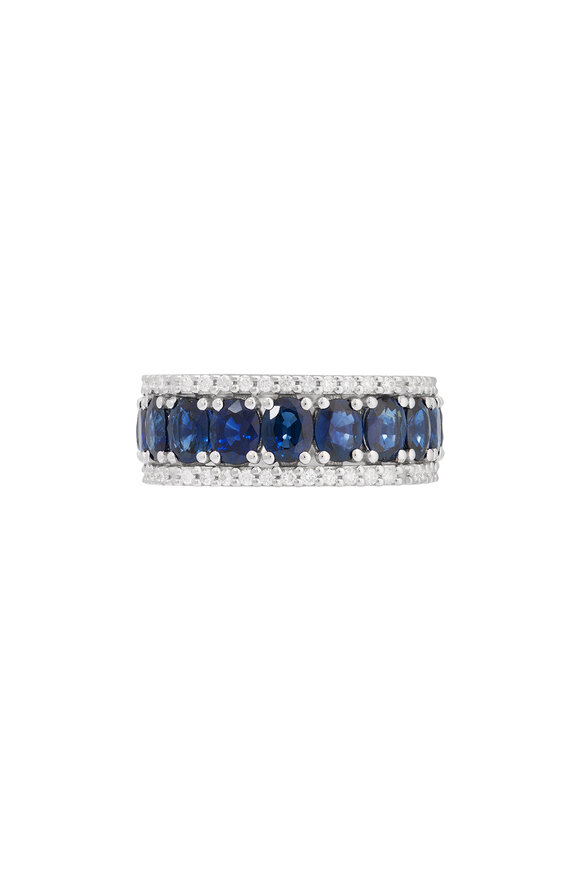 Miseno - Procida Diamond & Sapphire Ring