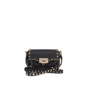 関税送料込み♦VALENTINO GARAVANIクロスバッグ VALENTINO GARAVANI Two-Tone Canvas Rockstud Crossbody Bag