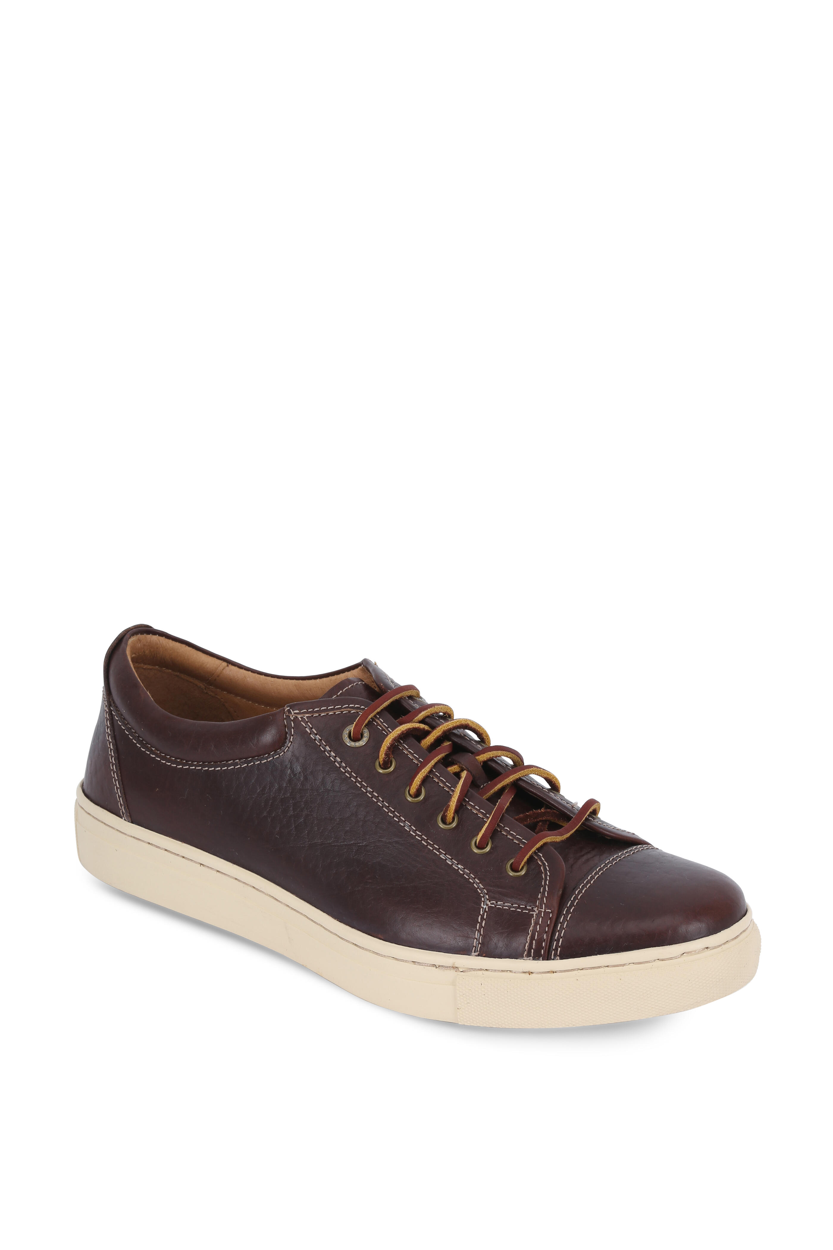 Trask Beck Bourbon Leather Lace Up Sneaker Mitchell Stores