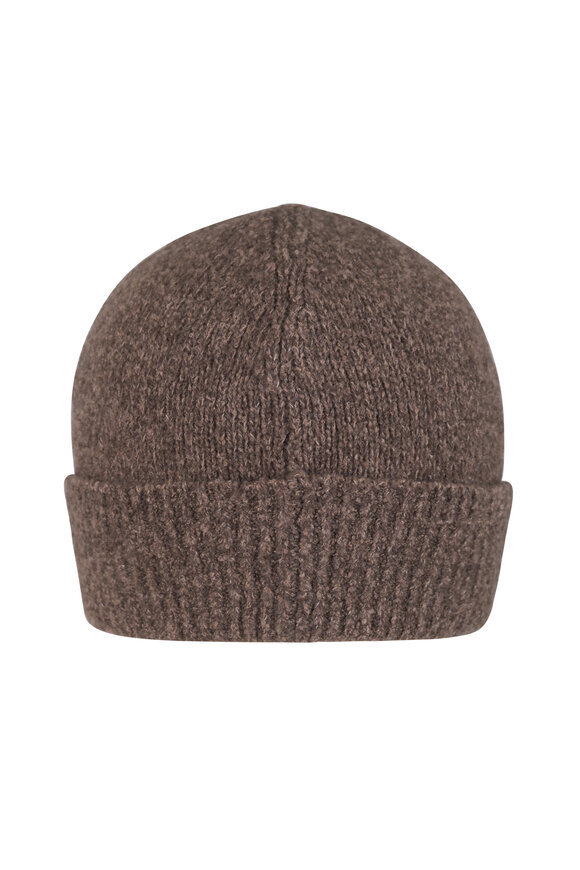 Brunello Cucinelli Chestnut Chine Knit Hat - view 1