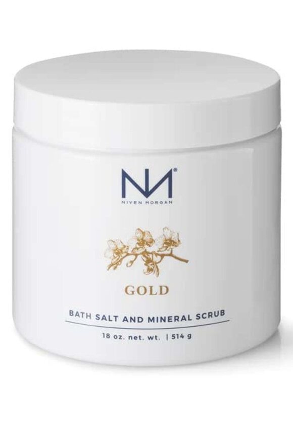 Niven Morgan Gold Bath Salt & Mineral Scrub - view 1