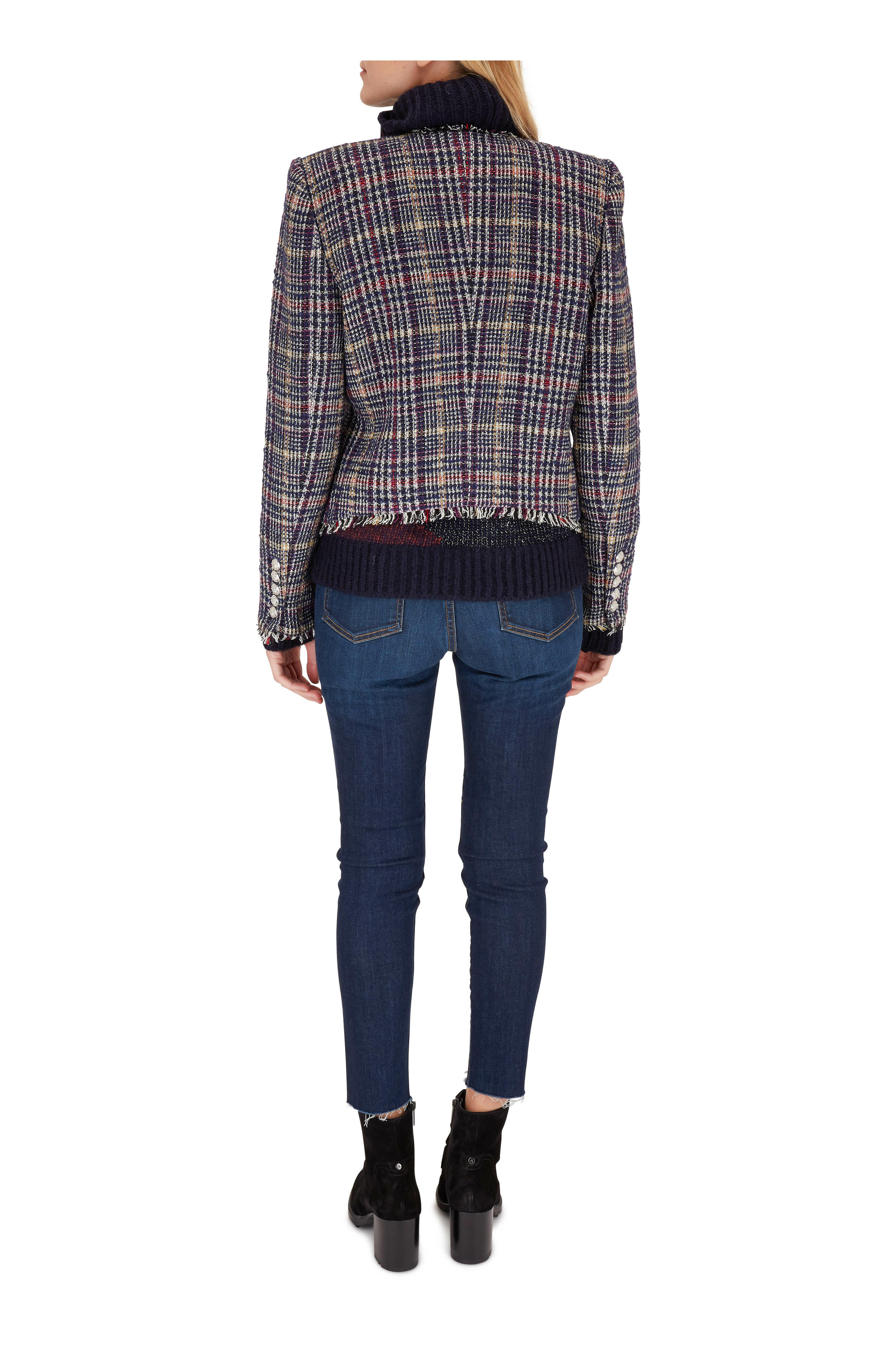 Veronica Beard - Debbie Dark Vintage High-Rise Jean