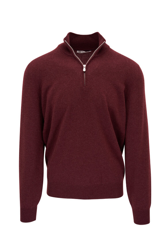Brunello Cucinelli - Cashmere Quarter Zip Pullover