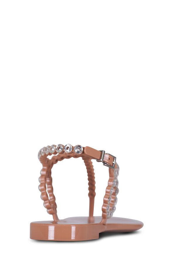 Aquazzura Almost Bare Power Jelly Flat Sandal - view 5
