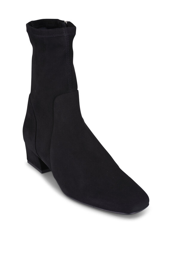 Aquatalia Stassi Black Suede Boot, 40mm