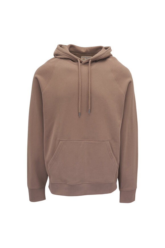 Faherty Brand High Standard Walnut Branch Fleece Hoodie
