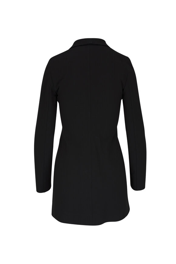 Akris Punto - Black Jersey Asymmetric Zip Jacket 