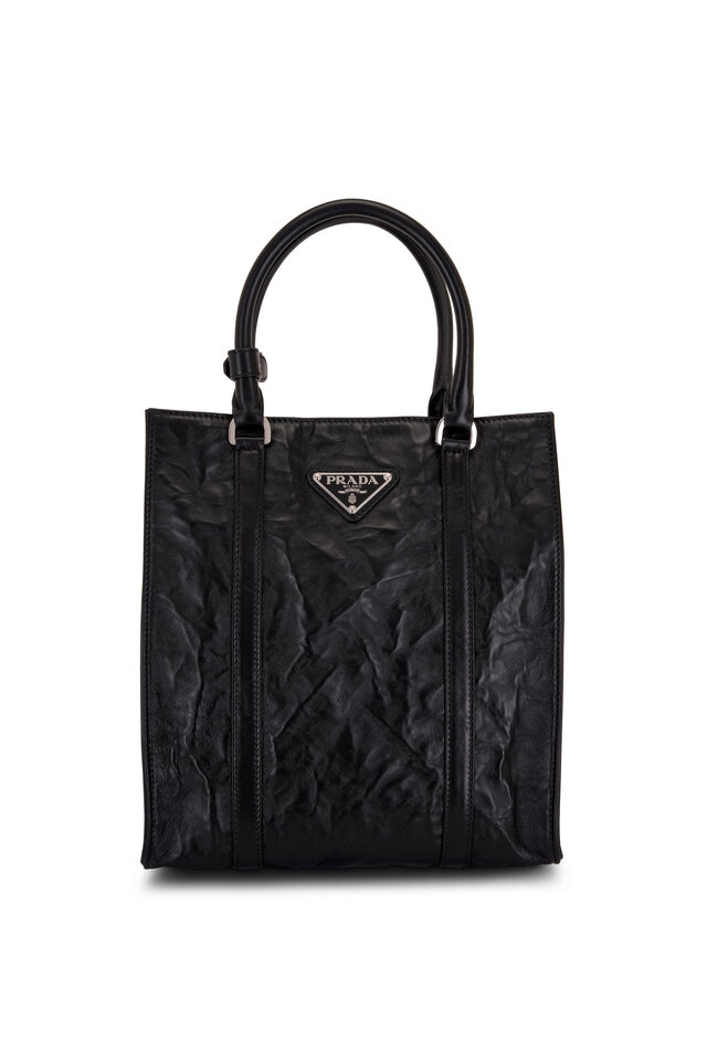 Shop PRADA Leather tote bag (1BG429) by maia-i-mimi