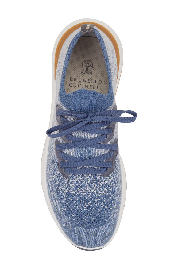 Brunello Cucinelli - Denim Knit Sneaker