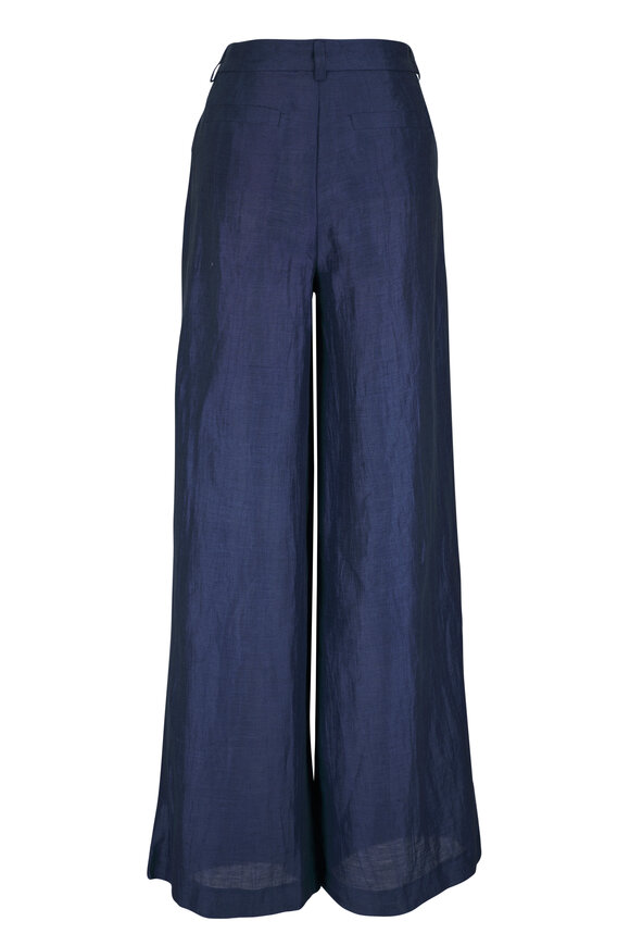 L'Agence Allanah Dark Blue Mid Rise Pant - view 3
