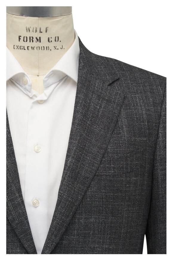 Canali - Dark Gray Wool, Silk & Cashmere Sportcoat