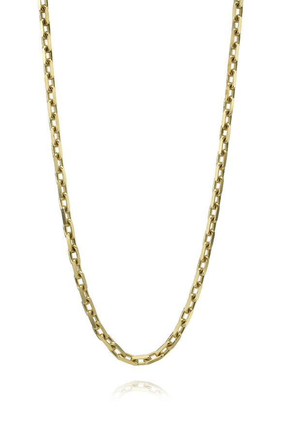 Dru Yellow Gold Harvey Chain Necklace