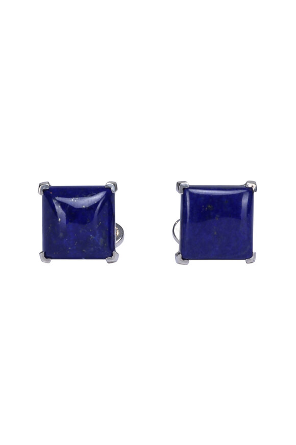 Spivey  Lapis & Cabochon Formal Cufflink Set
