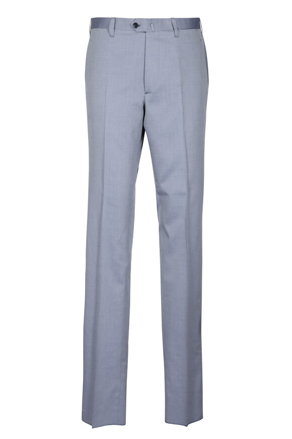 Cesare Attolini - Pale Blue Slim Fit Dress Pant | Mitchell Stores Cesare Attolini - Pale Blue Slim Fit Dress Pant | Mitchell Stores