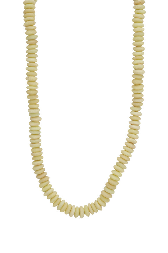 Cristina V. Lemon Trade Bead Necklace