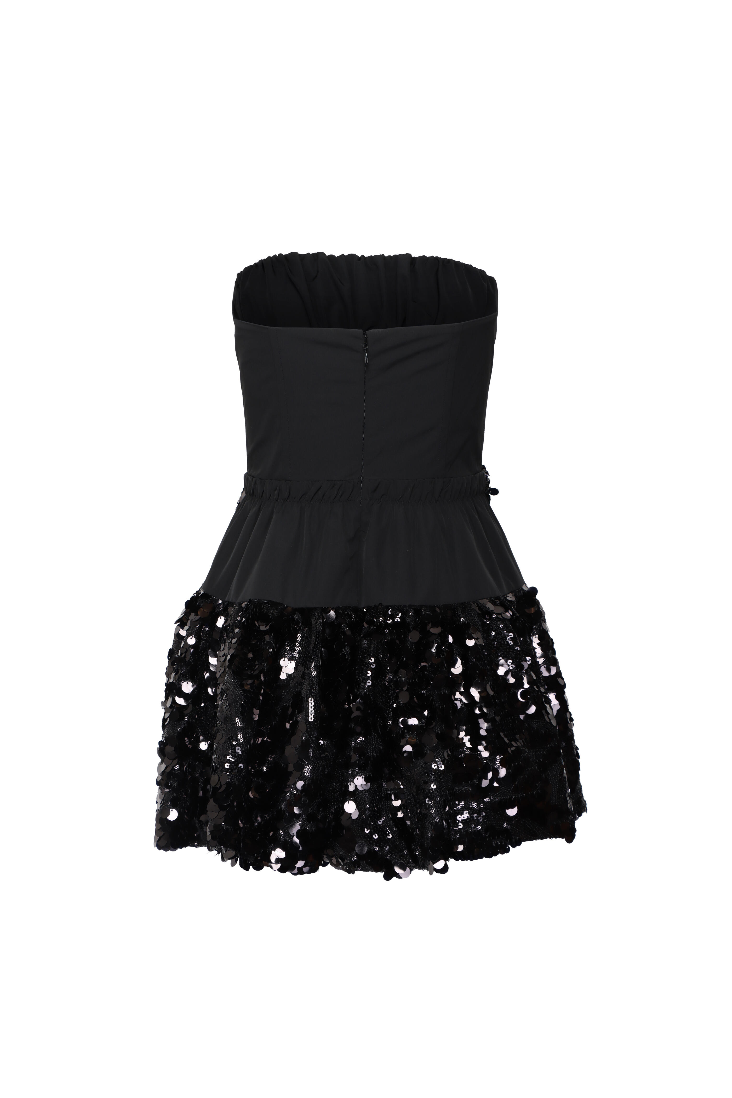 Aknvas - Kamilla Black Sequin Cocktail Dress