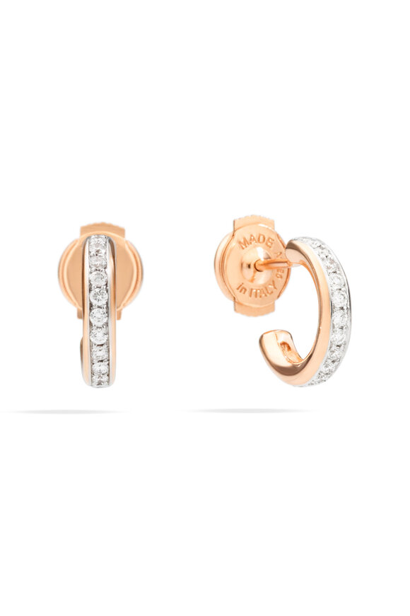 Pomellato - Together Diamond Huggie Earrings