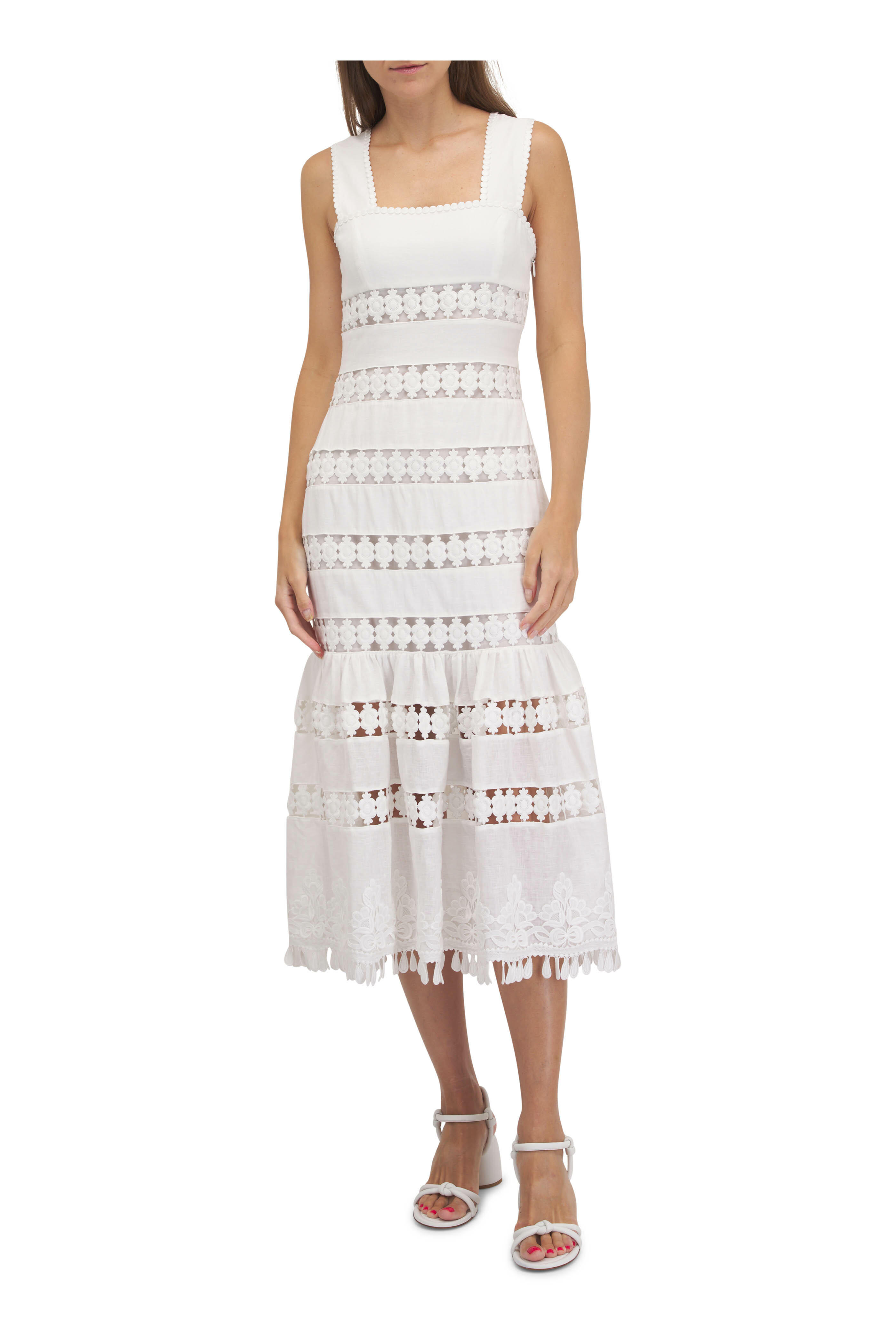 ワンピース ZIMMERMANN Woman Dress Ivory 1789DRS253 IVBLK uploading-1332572-jpg20220707-