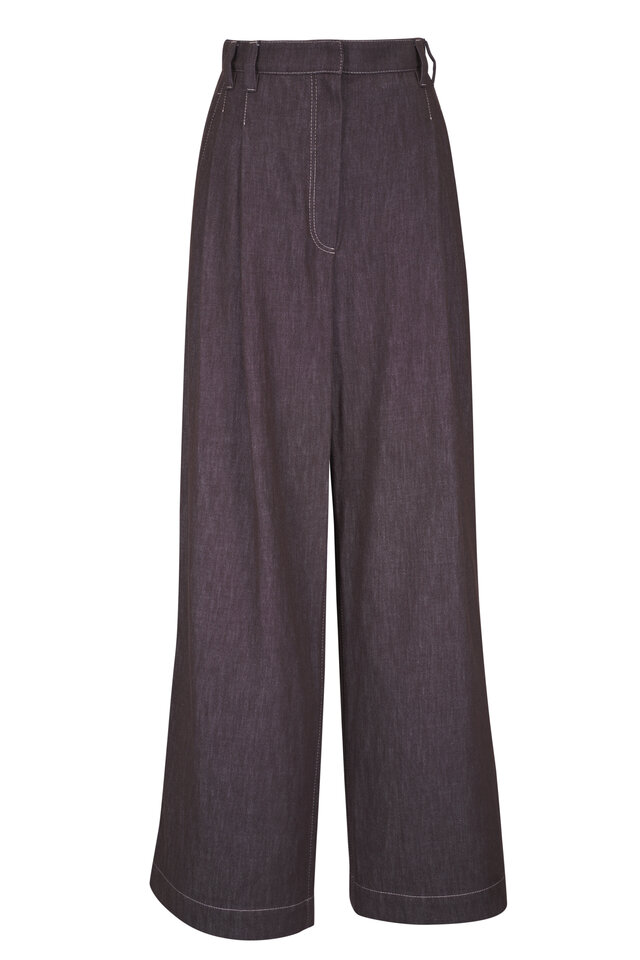 Fendi - Black & Brown Cashmere Logo Jogger | Mitchell Stores