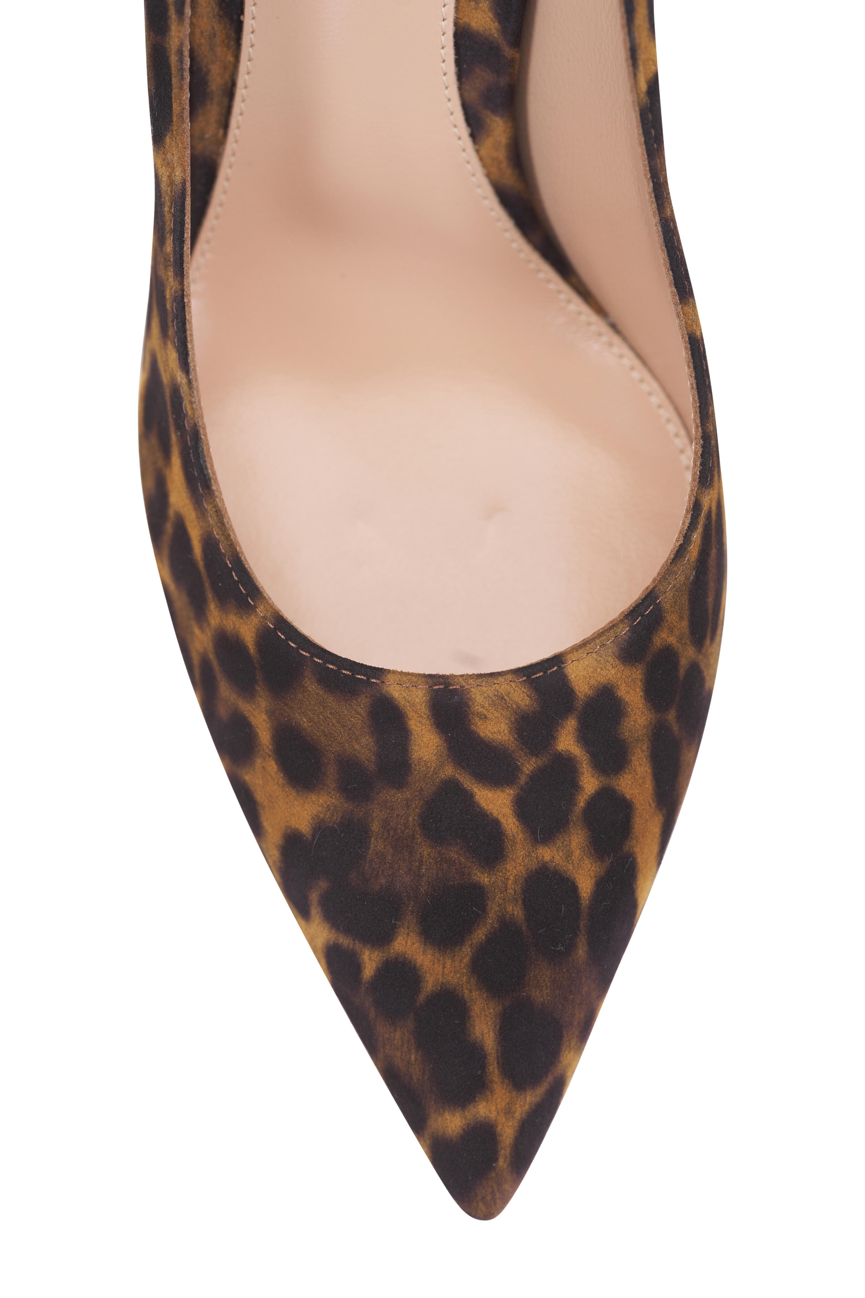 Gianvito Rossi - Animal Print Suede Pump, 70mm