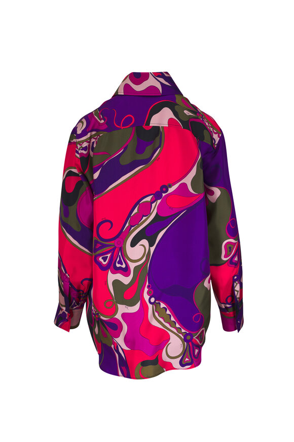 Pucci Camica Print Silk Shirt - view 3