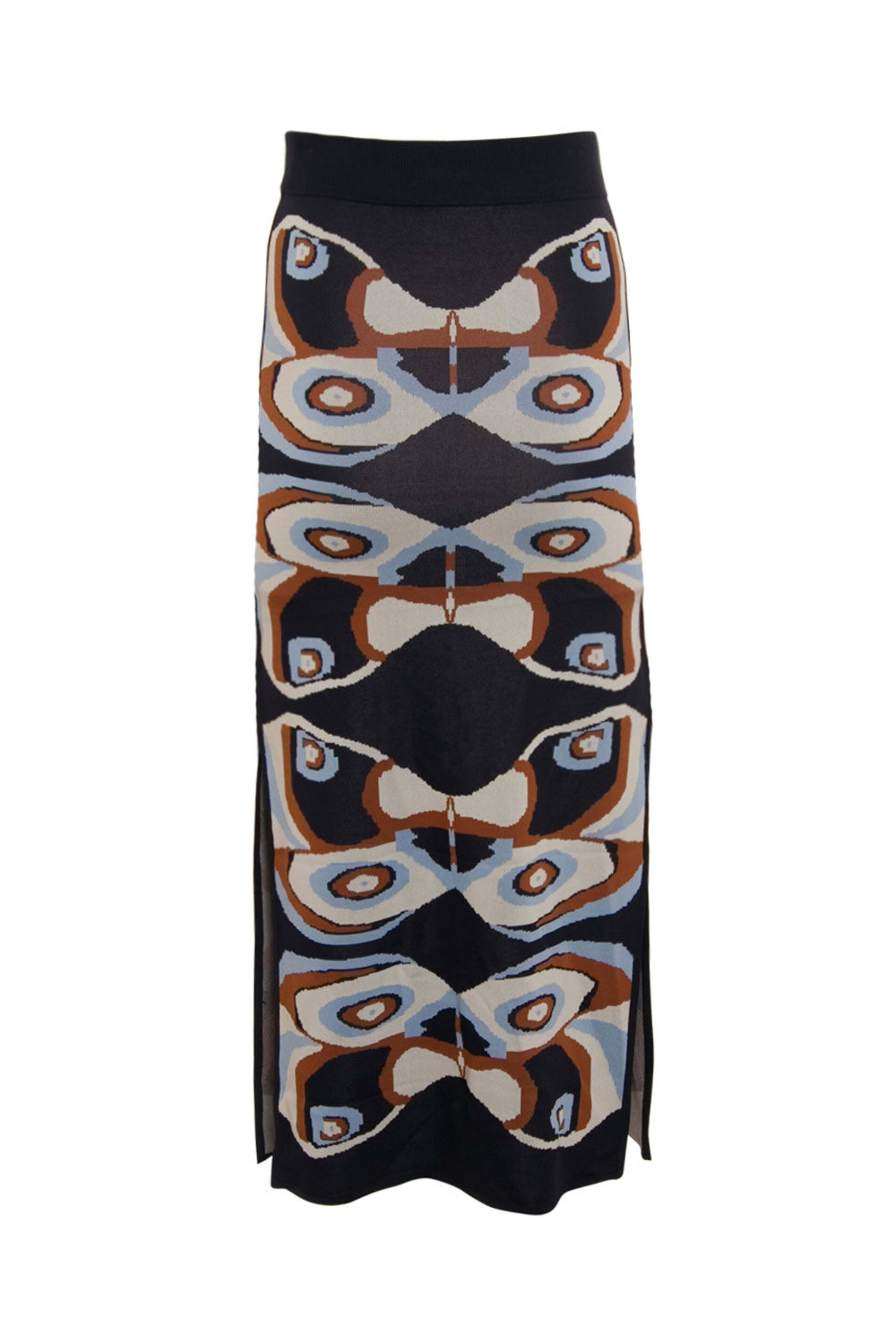 Alexis - Navy Butterfly Nylah Skirt