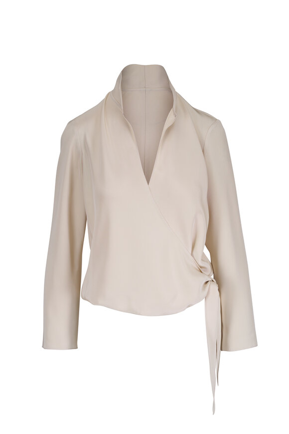 Peter Cohen Raton Ivory Silk Blouse