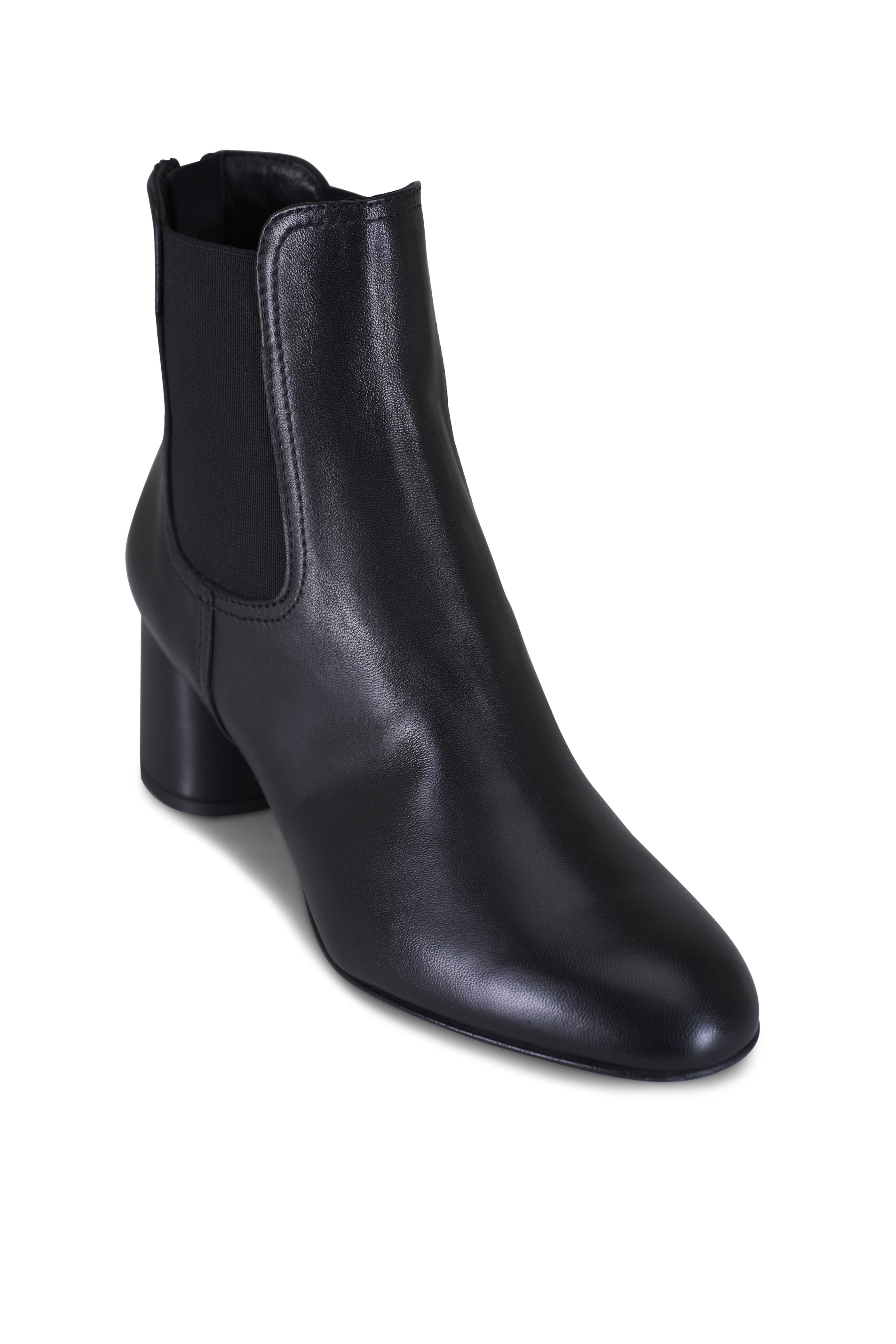 AGL - Aury Black Leather Short Boot, 55mm