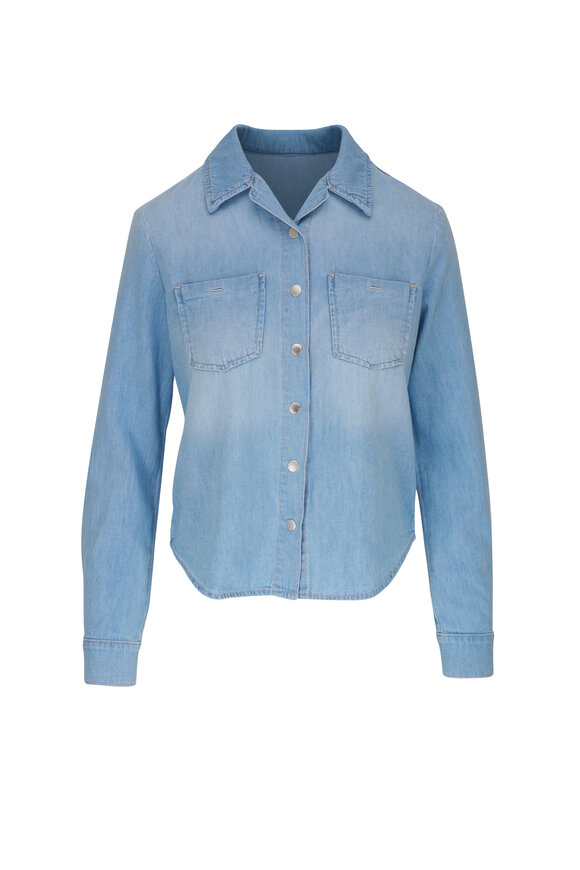 L'Agence - Isla Denim Button Down Shirt