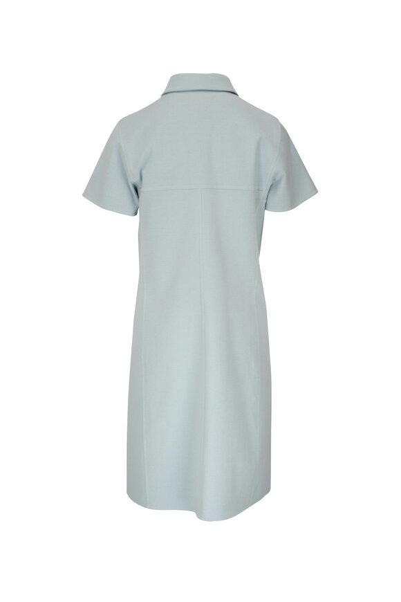 Akris - Bleach Blue Collared Shirtdress