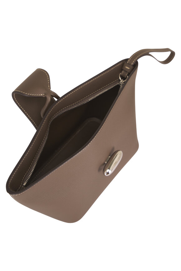 Savette Anello Mink Grained Leather Clutch - view 6