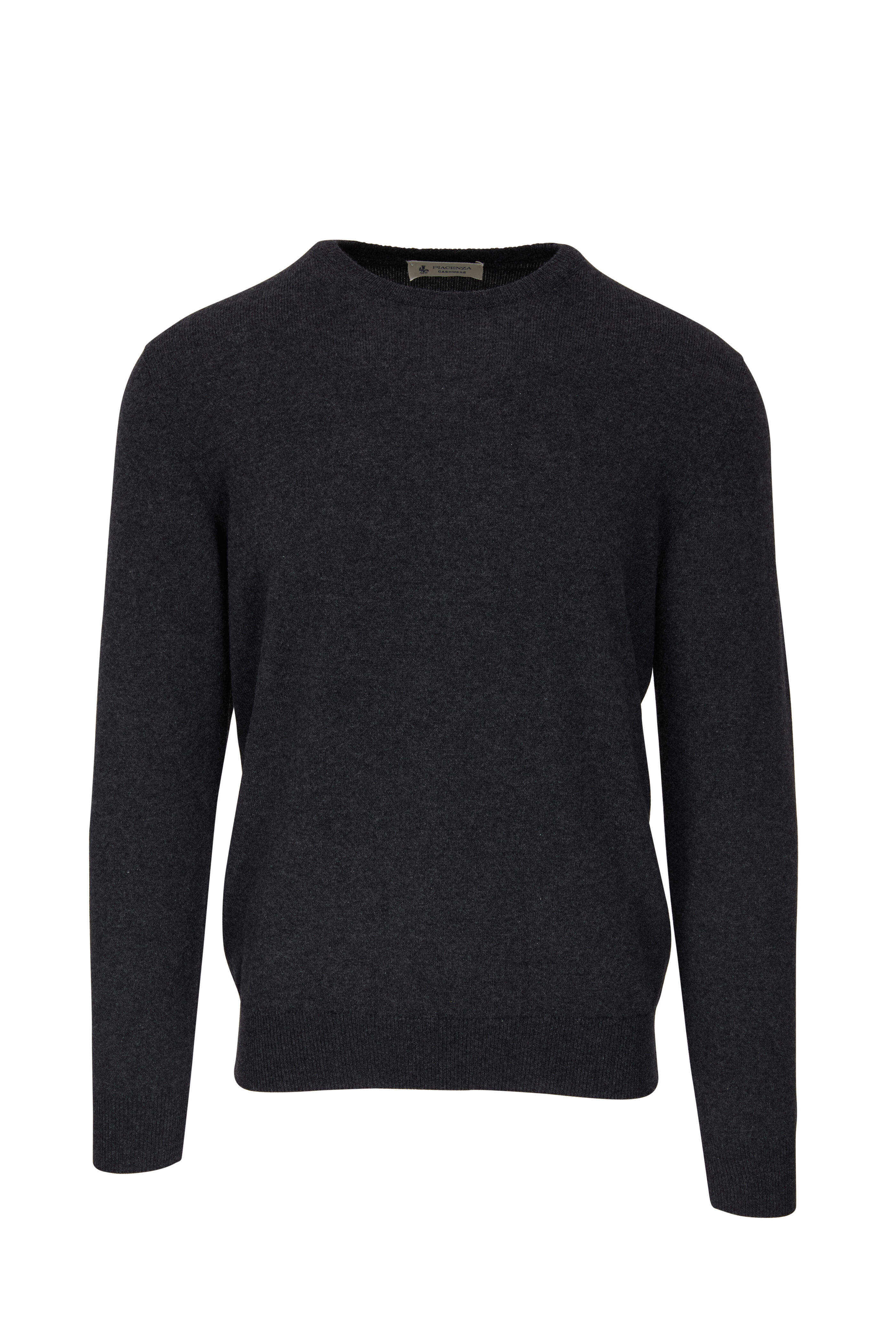 Fratelli Piacenza - Charcoal Cashmere Crewneck Sweater