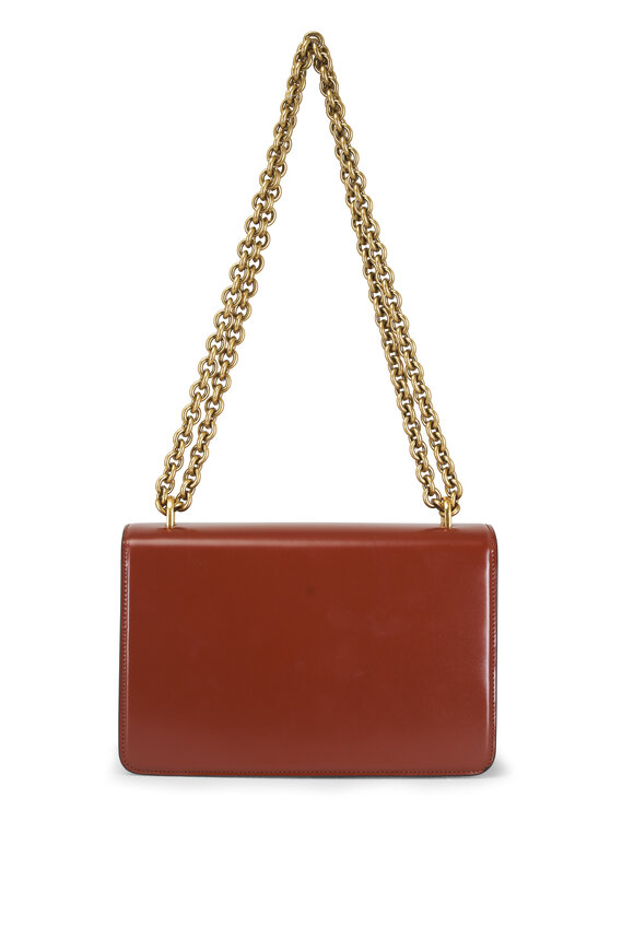 Valentino Garavani - Vain Shiny Leather Shoulder Bag