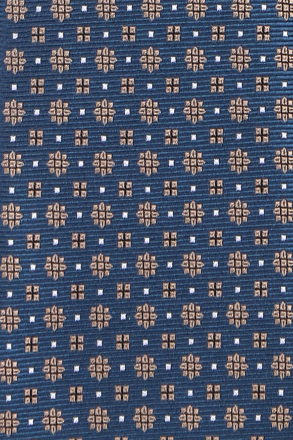 Isaia Aqua Floral Silk Necktie - view 2