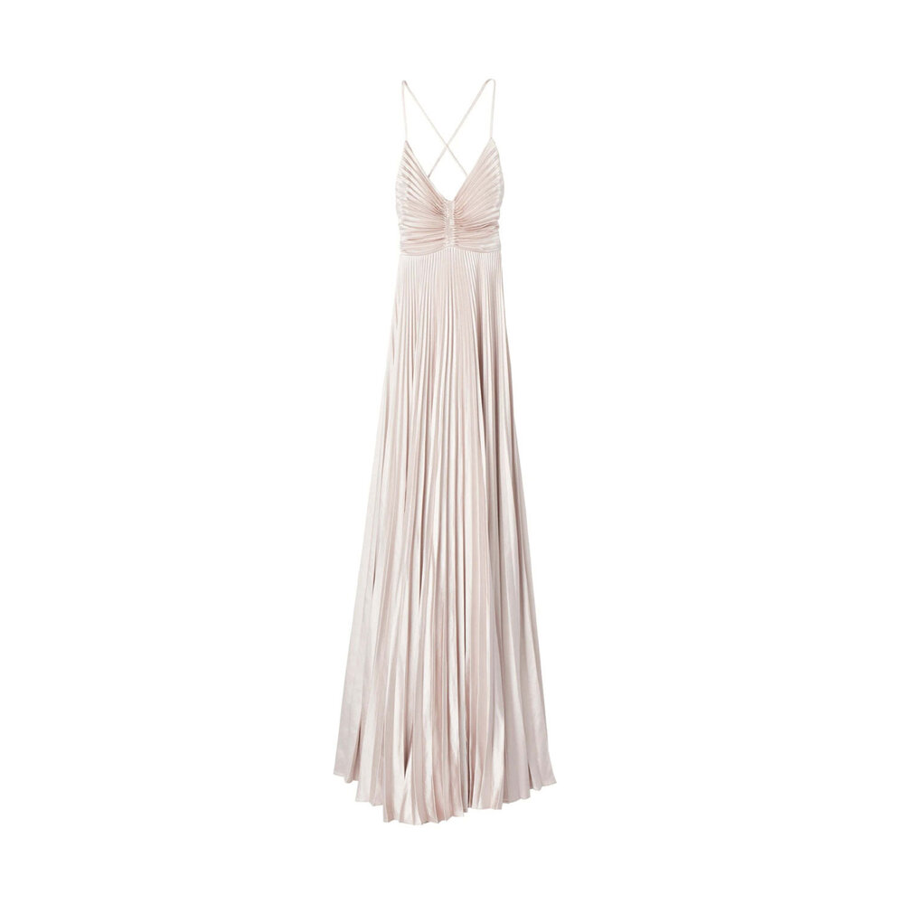 alc rose gold dress A&N Luxe Electra Rose Gold Glitter Gown | Afterpay