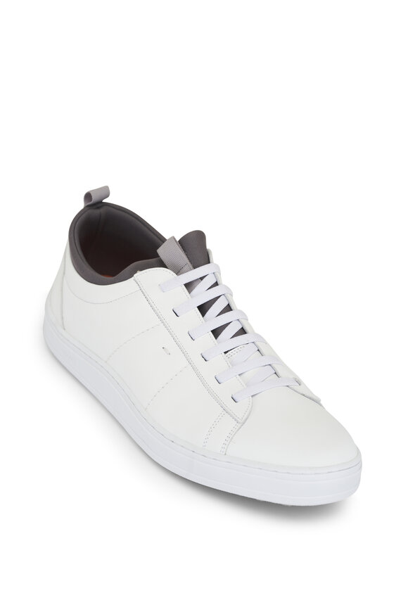 Martin Dingman Cameron White Leather Sneaker