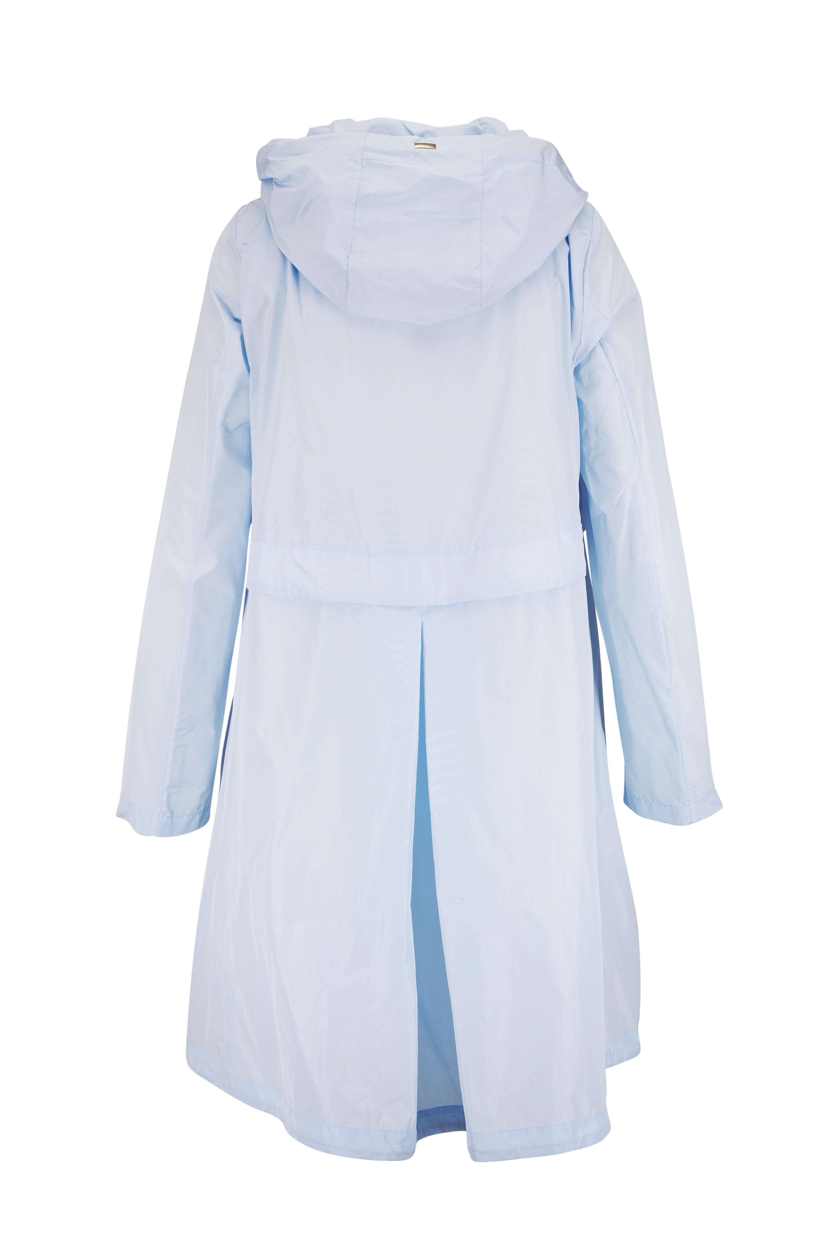 Herno - Light Blue Techno Taffeta Coat