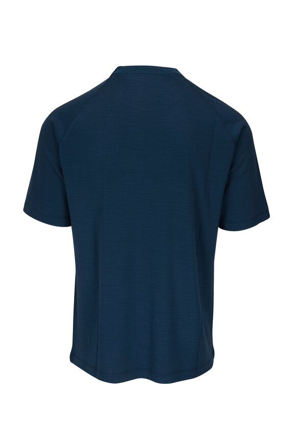 Zegna - Ocean Wool Crewneck T-Shirt