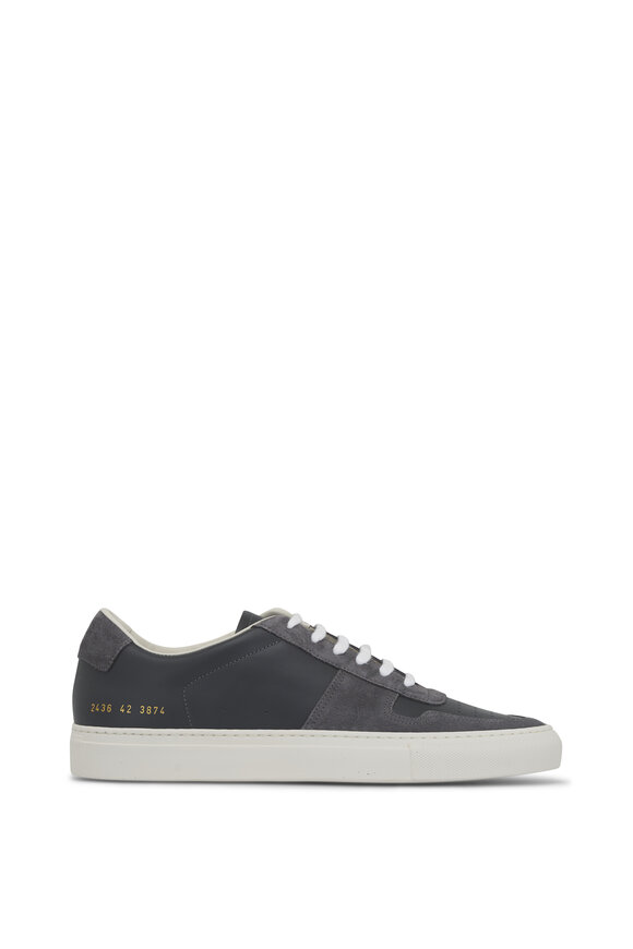 Common Projects - Bball Duo Suede & Leather Low Top Sneaker 