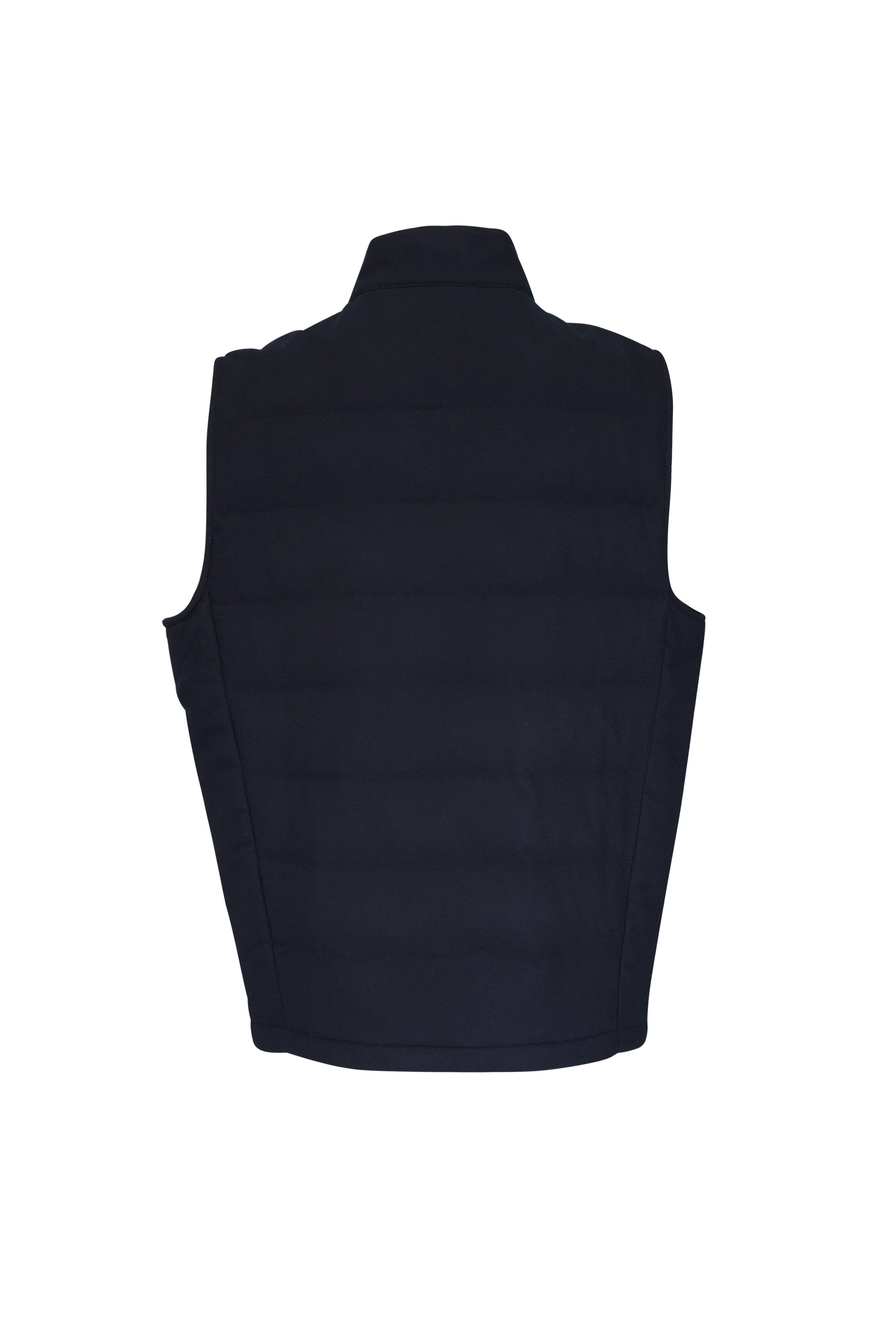 Peter Millar - Davos Black Quilted Flannel Vest