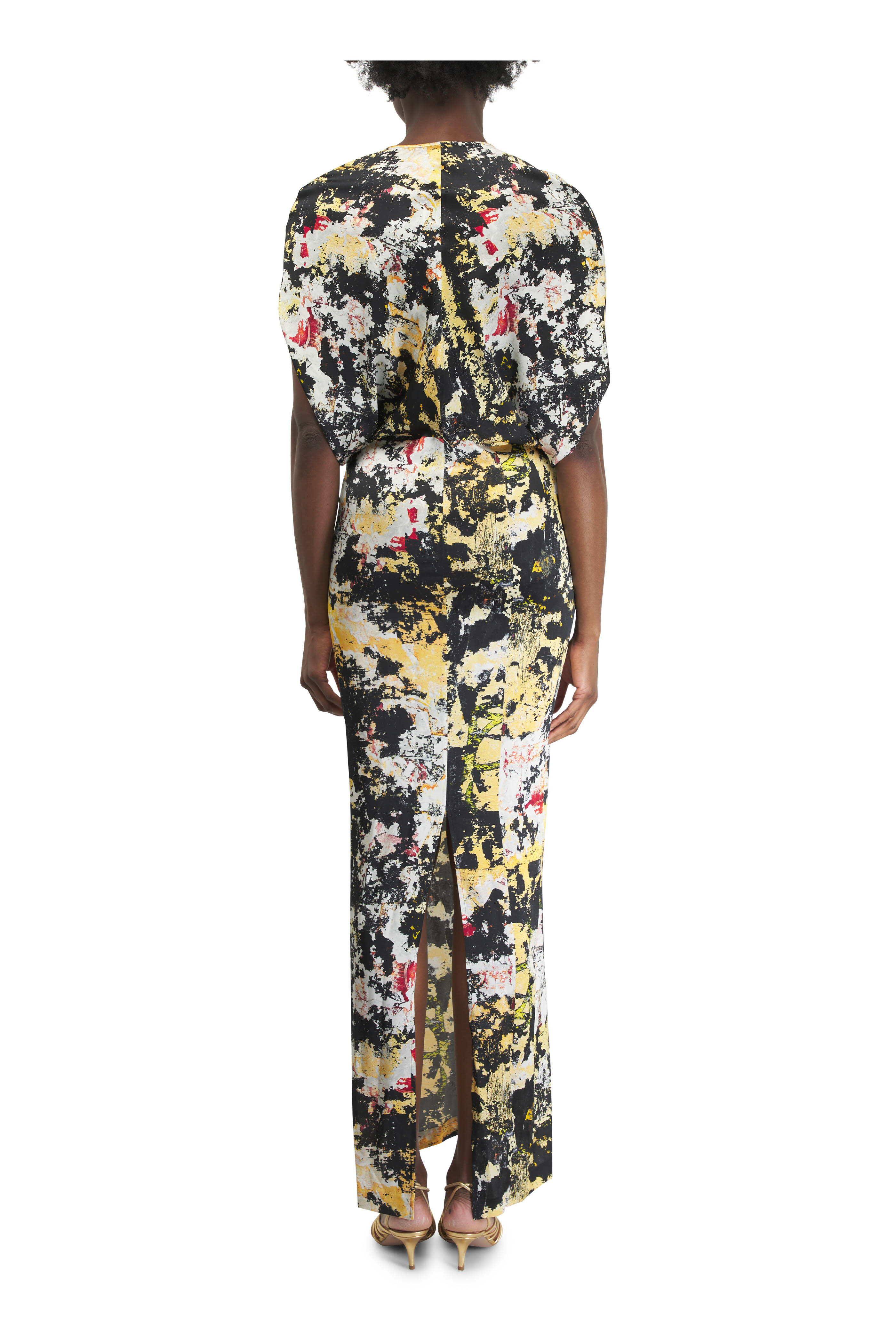 Zero + Maria Cornejo - Reni Multicolor Long Silk Dress